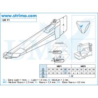 Lemovač jednostranný pre šijacie stroje UMA-71 45/17/10 M