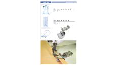 Zakladač s podvinutím pre šijacie stroje UMA-169 35 M