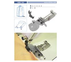 Zakladač s podvinutím pre šijacie stroje UMA-182 4 L