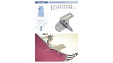 Lemovač skladajúci napoly pre šijacie stroje UMA-216 12/6 M