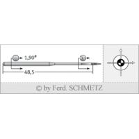 Strojové ihly pre priemyselné šijacie stroje Schmetz 215 AH SUK SERV 7 110