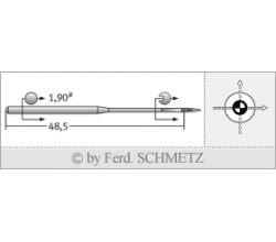 Strojové ihly pre priemyselné šijacie stroje Schmetz 215 AH SUK SERV 7 110