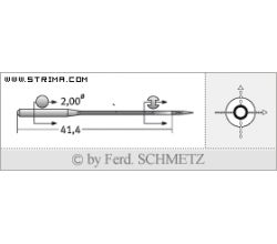 Strojové ihly pre priemyselné šijacie stroje Schmetz 149X5 SERV 7 140