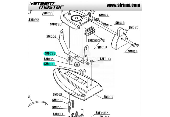 Krytka skrutky SM038