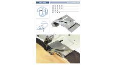 Zakladač pre dvojihlové šijacie stroje UMA-166 60/30/12 M