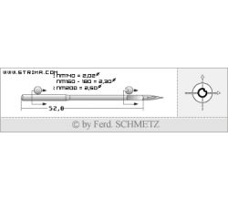 Strojové ihly pre priemyselné šijacie stroje Schmetz 216X1 130