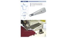 Lemovač skladajúci napoly pre šijacie stroje UMA-02 40/20 M