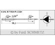 Strojové ihly pre priemyselné šijacie stroje Schmetz 134-35 D 200