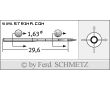 Strojové ihly pre priemyselné šijacie stroje Schmetz 88X1 130