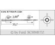 Strojové ihly pre priemyselné šijacie stroje Schmetz B-155 140
