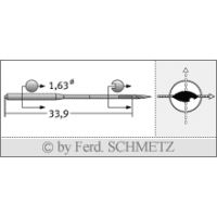 Strojové ihly pre priemyselné šijacie stroje Schmetz 34 PCR 85