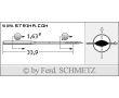 Strojové ihly pre priemyselné šijacie stroje Schmetz 34 PCL 70