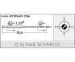 Strojové ihly pre priemyselné šijacie stroje Schmetz UY 118 GHS 70