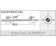 Strojové ihly pre priemyselné šijacie stroje Schmetz B-64 SUK 130