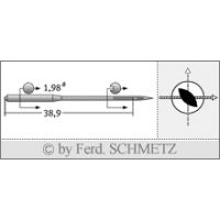 Strojové ihly pre priemyselné šijacie stroje Schmetz 332 LL 120