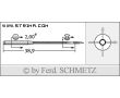 Strojové ihly pre priemyselné šijacie stroje Schmetz B-63 SPI 90