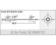 Strojové ihly pre priemyselné šijacie stroje Schmetz 135X17 85