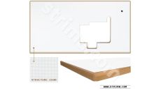 Doska stola šijacieho stroja 30812