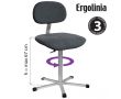 Pracovná stolička ERGOLINIA 10002