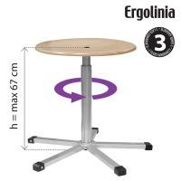 Pracovná stolička ERGOLINIA 10003