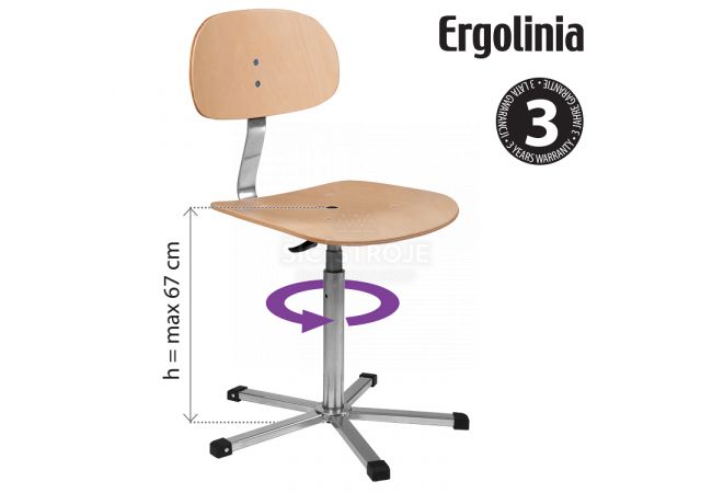 Pracovná stolička ERGOLINIA 10004