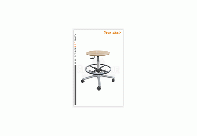 Priemyselná stolička SYSTEM PRO LAB 1A+2A+3A+4A+5B