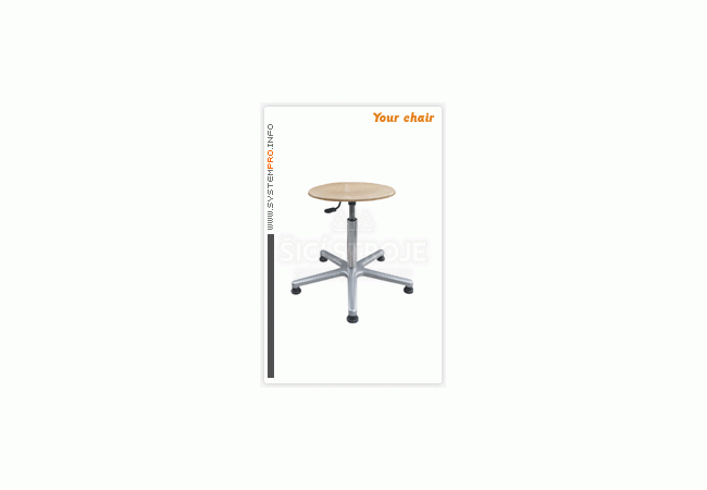 Priemyselná stolička SYSTEM PRO LAB 1A+2A+4A+5A