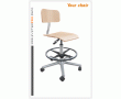 Priemyselná stolička SYSTEM PRO LAB 1B+2A+3A+4A+5B