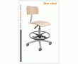 Priemyselná stolička SYSTEM PRE LAB 1B+2A+3A+4A+5C