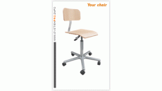 Priemyselná stolička SYSTEM PRO LAB 1B+2A+4A+5B