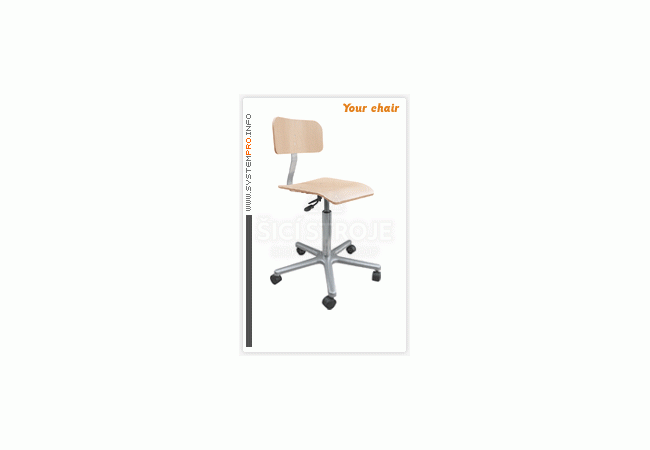 Priemyselná stolička SYSTEM PRO LAB 1B+2A+4A+5B