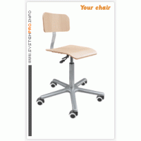 Priemyselná stolička SYSTEM PRE LAB 1B+2A+4A+5c