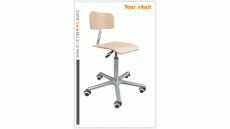 Priemyselná stolička SYSTEM PRO LAB 1B+2A+4A+5C