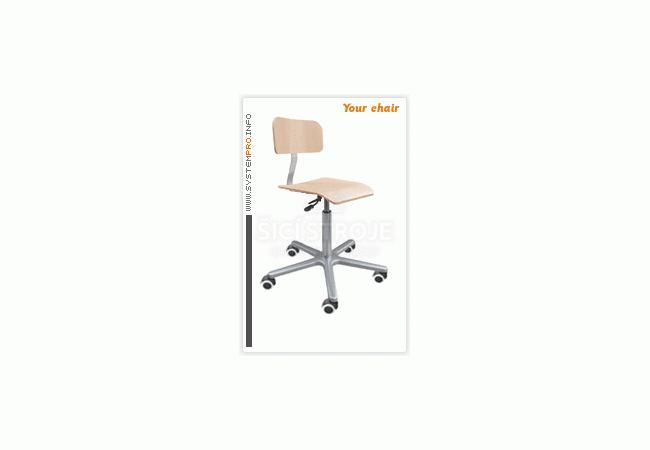 Priemyselná stolička SYSTEM PRO LAB 1B+2A+4A+5C