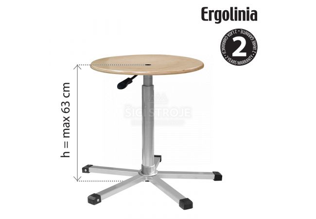 Priemyselná stolička ERGOLINIA EVO3