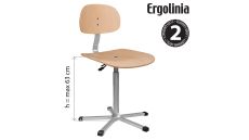 Priemyselná stolička ERGOLINIA EVO4