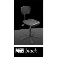 Priemyselné stoličky Pro Black